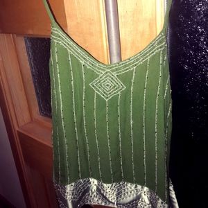 Green and Gold tank top from Goldfish Size M!